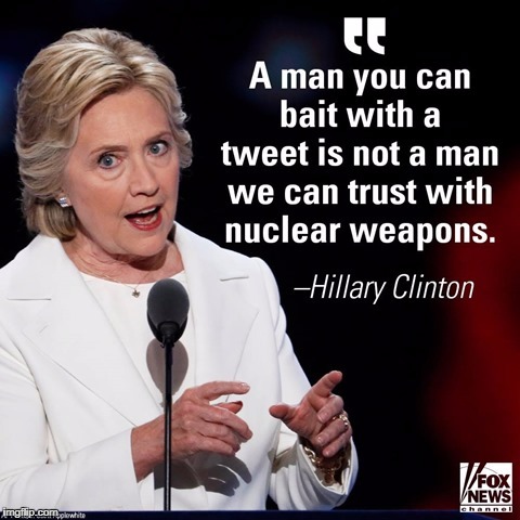 I'm not saying that I support Hillary, but I agree with her on this one. | image tagged in hillary clinton,nukes,memes | made w/ Imgflip meme maker