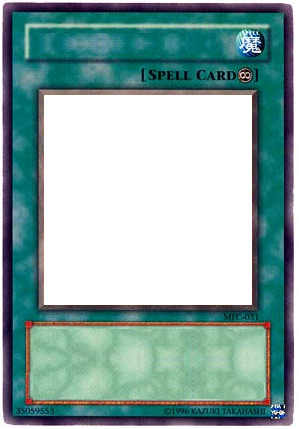 Spell Card Blank Template Imgflip