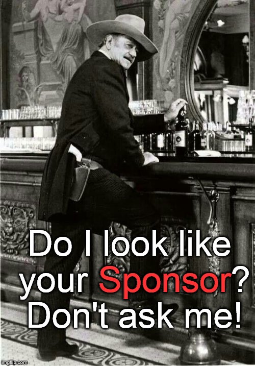 Duke could be your hero but he can't be your sponsor.  | Do I look like your Sponsor? Don't ask me! Sponsor | image tagged in thirsty duke,sponsor,recovery,good advice,bad advice | made w/ Imgflip meme maker
