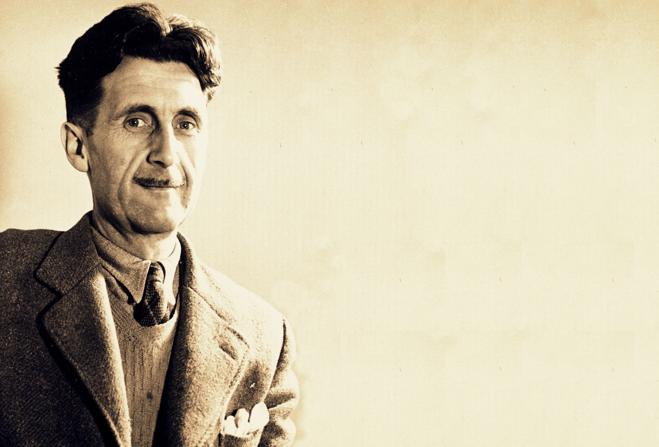 High Quality George Orwell Blank Meme Template