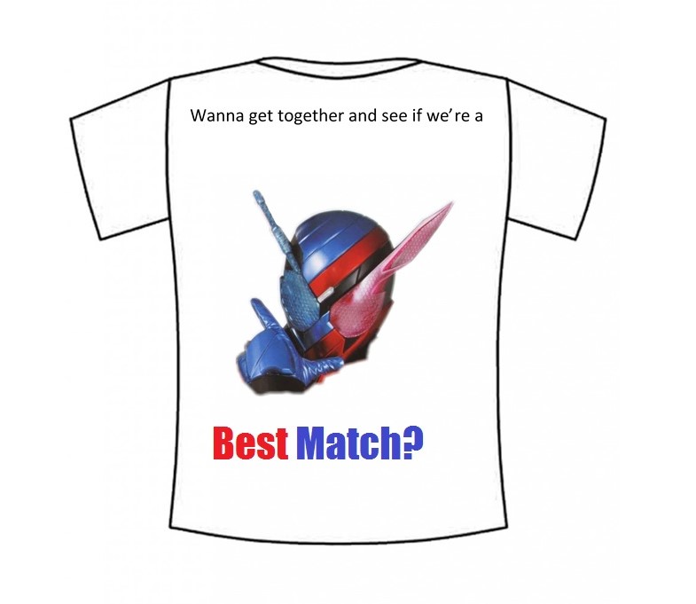 Kamen Rider Build shirt Blank Meme Template