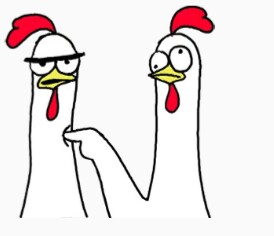 Chicken poke Blank Meme Template