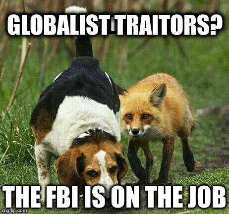 FBI has-been Agency | GLOBALIST TRAITORS? THE FBI IS ON THE JOB | image tagged in lousy fbi,corruption,swamp inbreds,traitors | made w/ Imgflip meme maker