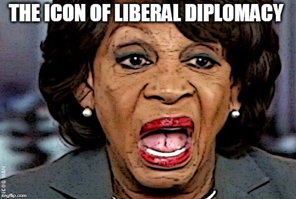 Democrat's Best Diplomat | THE ICON OF LIBERAL DIPLOMACY | image tagged in mad max | made w/ Imgflip meme maker