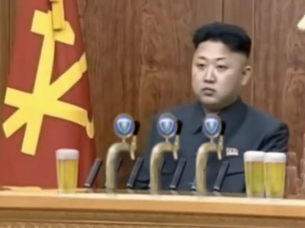 kim jong un bartender Blank Meme Template