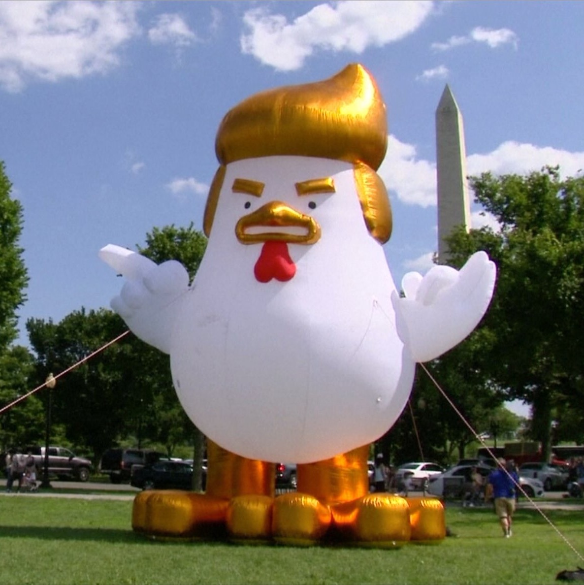 Trump chicken  Blank Meme Template