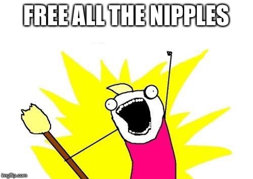 X All The Y Meme | FREE ALL THE NIPPLES | image tagged in memes,x all the y | made w/ Imgflip meme maker