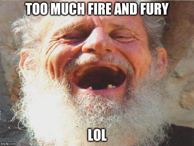 TOO MUCH FIRE AND FURY LOL | made w/ Imgflip meme maker