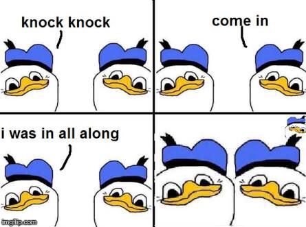 Dolan duck is BAAAAAAAAACK | image tagged in dolan duck,wtf,memes,weird | made w/ Imgflip meme maker