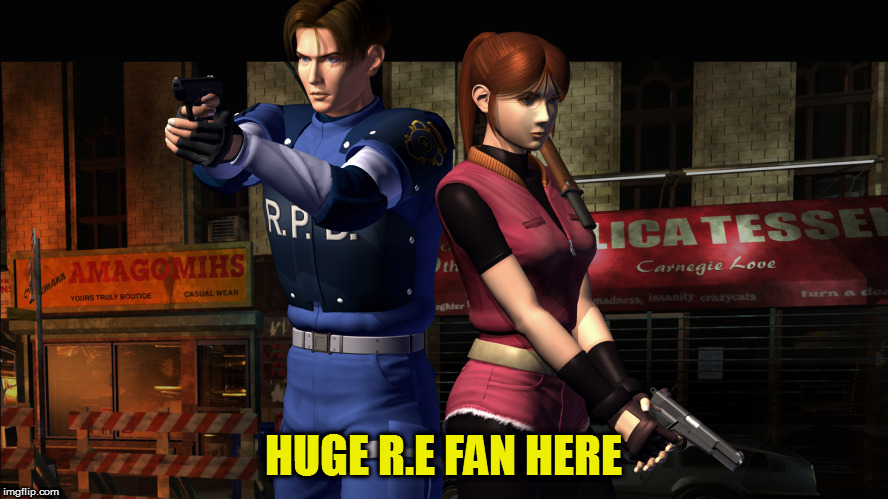 HUGE R.E FAN HERE | made w/ Imgflip meme maker