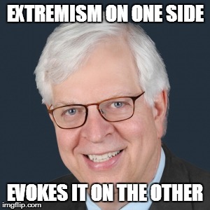 Since we live in the era of systemic theory and all ... | EXTREMISM ON ONE SIDE; EVOKES IT ON THE OTHER | image tagged in charlottesville,domestic violence,terrorism | made w/ Imgflip meme maker