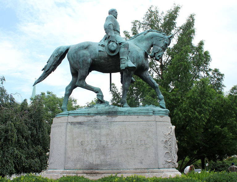 High Quality Robert E. Lee Statue Blank Meme Template