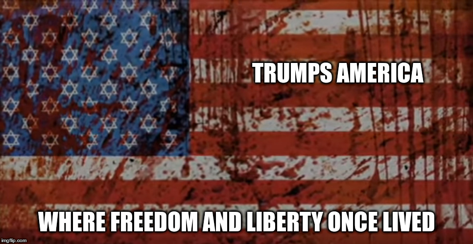 Trumps America | TRUMPS AMERICA; WHERE FREEDOM AND LIBERTY ONCE LIVED | image tagged in trump,nazi,hate,fascist,fear,republicans | made w/ Imgflip meme maker