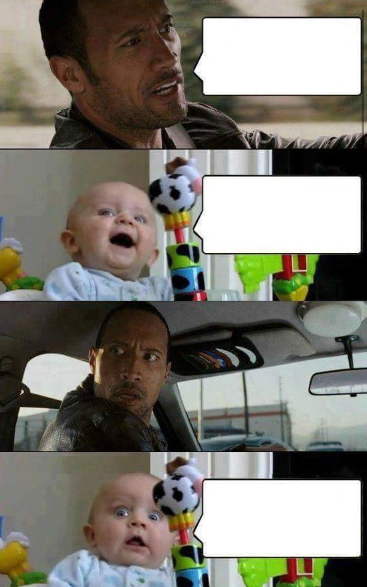Baby Switching Sides Blank Meme Template