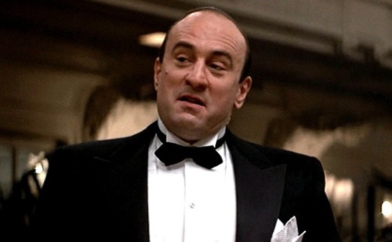 de Niro in The Untouchables: 