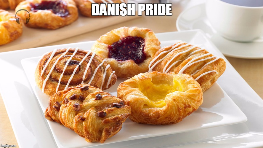 Pride | DANISH PRIDE | image tagged in white pride | made w/ Imgflip meme maker