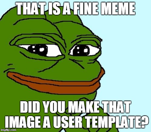 THAT IS A FINE MEME DID YOU MAKE THAT IMAGE A USER TEMPLATE? | made w/ Imgflip meme maker