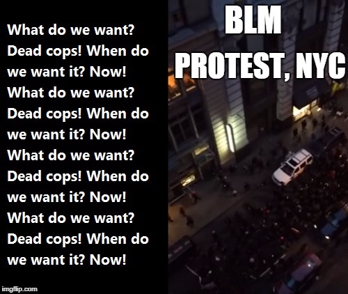 BLM PROTEST, NYC | made w/ Imgflip meme maker