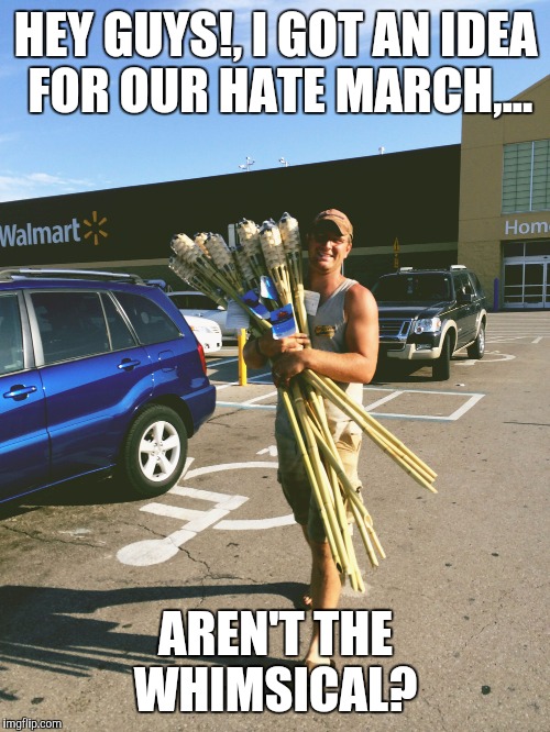 HEY GUYS!, I GOT AN IDEA FOR OUR HATE MARCH,... AREN'T THE WHIMSICAL? | made w/ Imgflip meme maker