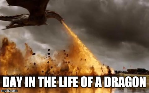 DAY IN THE LIFE OF A DRAGON | made w/ Imgflip meme maker
