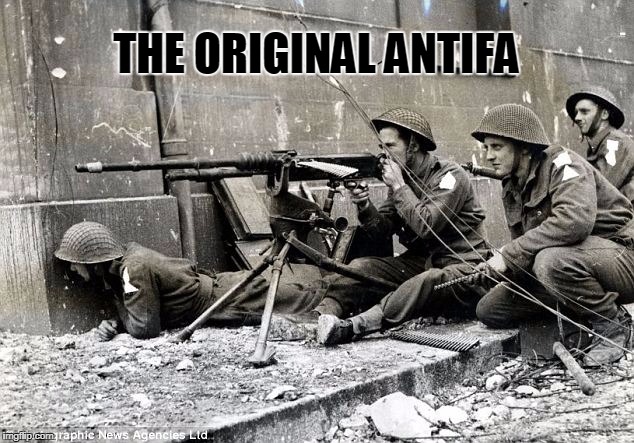 Original Antifa | THE ORIGINAL ANTIFA | image tagged in antifa,fascism,fascist | made w/ Imgflip meme maker