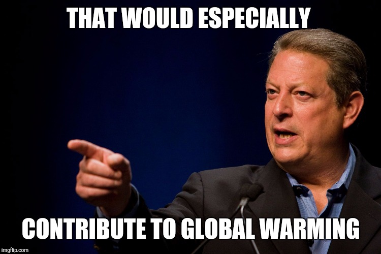 Memes, Al Gore | THAT WOULD ESPECIALLY CONTRIBUTE TO GLOBAL WARMING | image tagged in memes al gore | made w/ Imgflip meme maker