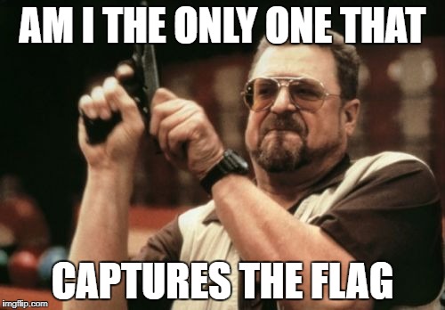 Am I The Only One Around Here | AM I THE ONLY ONE THAT; CAPTURES THE FLAG | image tagged in memes,am i the only one around here | made w/ Imgflip meme maker