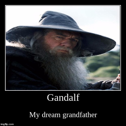 #fictionalfamilygoals3 | image tagged in funny,demotivationals,gandalf,lord of the rings,the hobbit | made w/ Imgflip demotivational maker