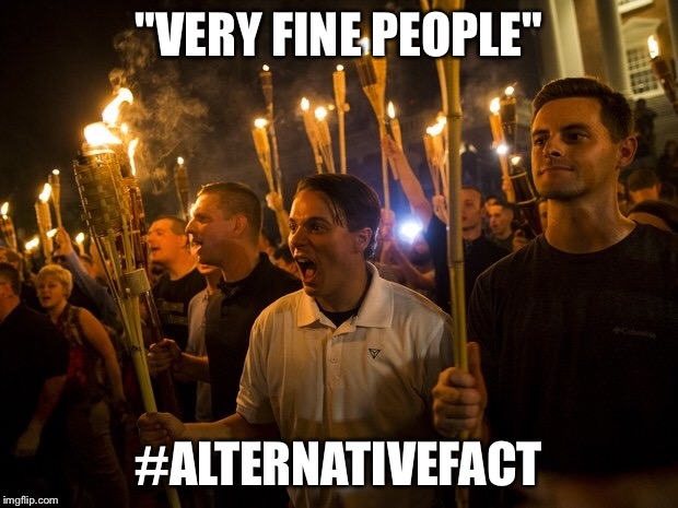 Nazi
Alt-right | "VERY FINE PEOPLE"; #ALTERNATIVEFACT | image tagged in nazi | made w/ Imgflip meme maker