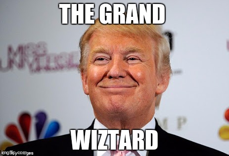 Donald trump approves | THE GRAND; WIZTARD | image tagged in donald trump approves | made w/ Imgflip meme maker