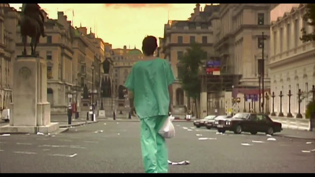 High Quality 28 days later abandoned empty street Blank Meme Template
