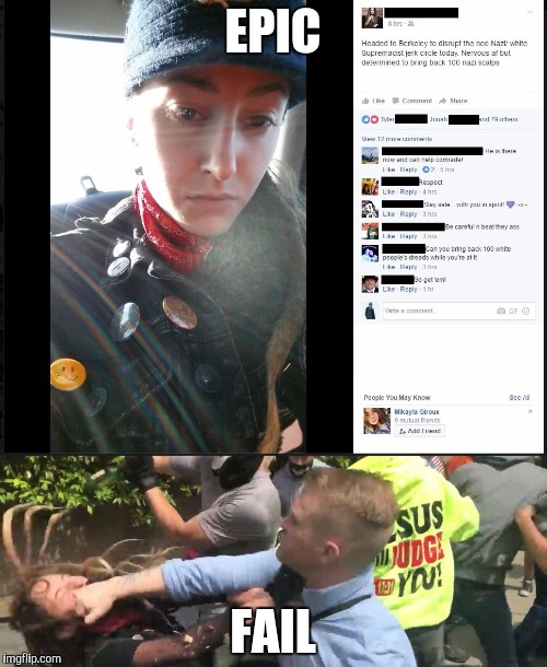 EPIC; FAIL | image tagged in retarded liberal protesters | made w/ Imgflip meme maker