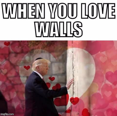 ♡♡♡♡♡♡♡♡♡ | . | image tagged in memes,donald trump,great wall of trump | made w/ Imgflip meme maker