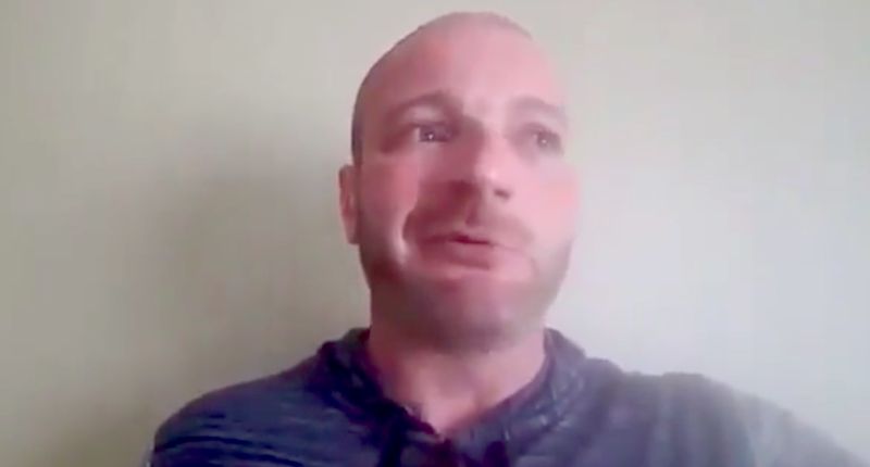 High Quality Crying Chris Cantwell Blank Meme Template