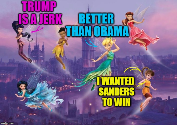 TRUMP IS A JERK BETTER THAN OBAMA I WANTED SANDERS TO WIN | made w/ Imgflip meme maker