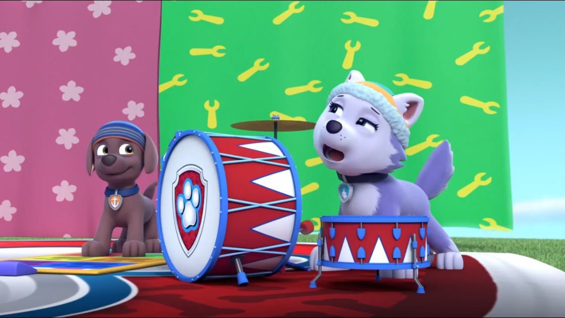 High Quality PAW Patrol Everest Singing Blank Meme Template