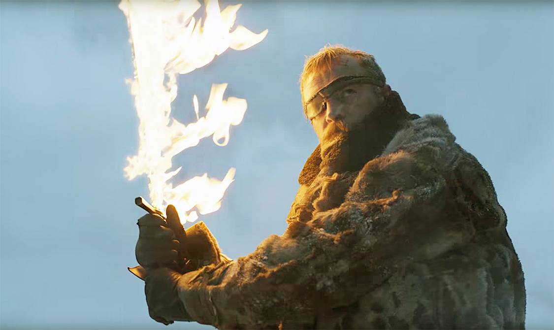 beric flame sword Blank Meme Template