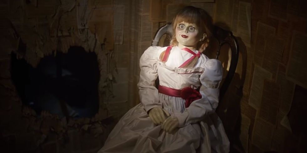 High Quality shocked annabelle Blank Meme Template