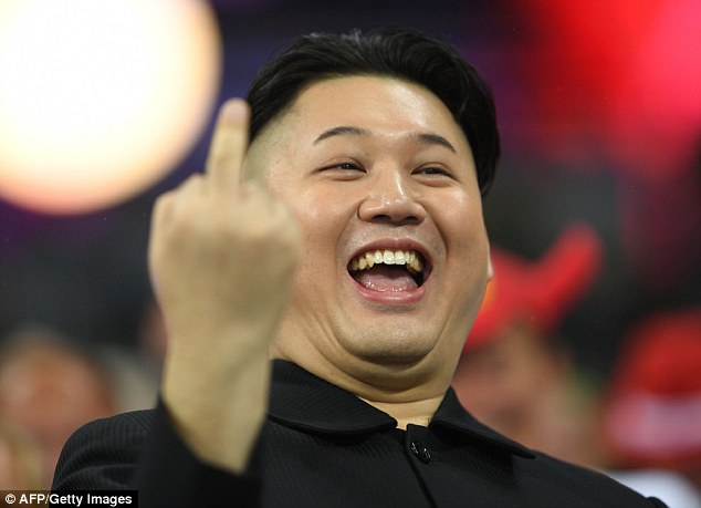 Kim Jong Un finger Blank Meme Template