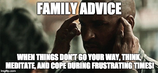Think, Shadow Moon! | FAMILY ADVICE; WHEN THINGS DON'T GO YOUR WAY, THINK, MEDITATE, AND COPE DURING FRUSTRATING TIMES! | image tagged in shadow moon,neil gaiman,american gods,anansi boys,ricky whittle,mr wednesday | made w/ Imgflip meme maker