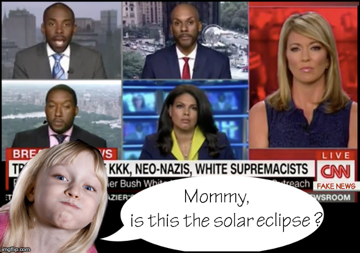 Solar Eclipse ? | image tagged in solar eclipse,antiblm,funny,cnn fake news,politics lol,front page | made w/ Imgflip meme maker