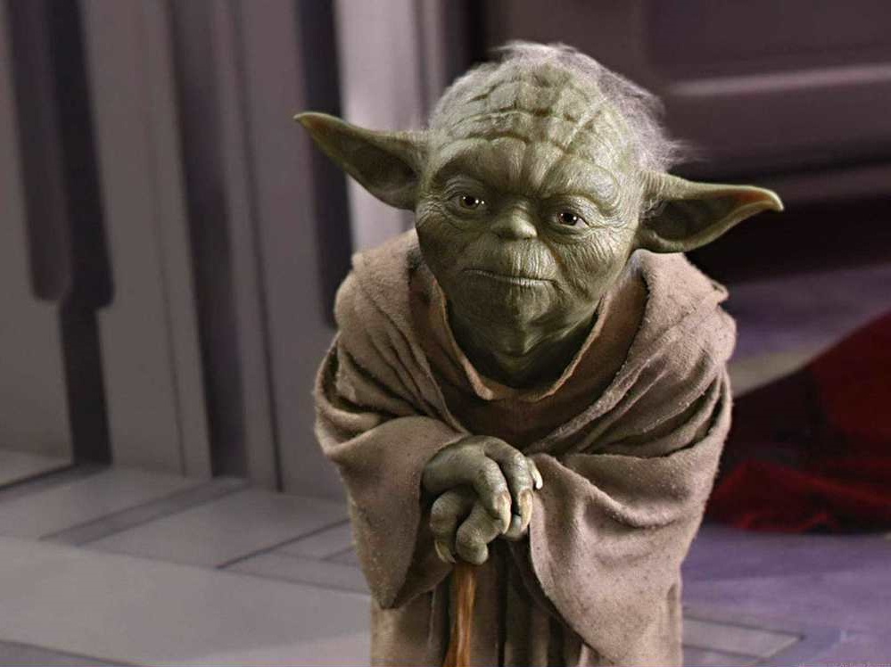 Yoda, serious & earnest Blank Meme Template