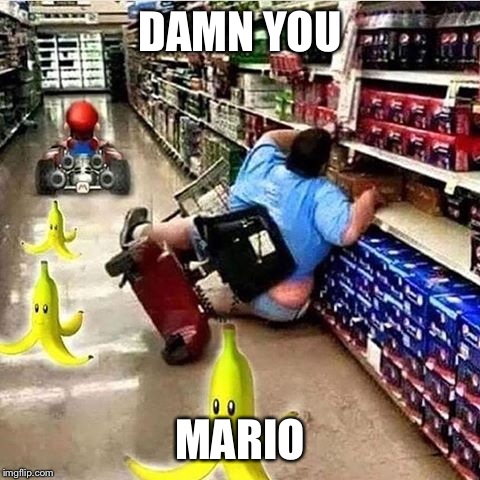 DAMN YOU; MARIO | made w/ Imgflip meme maker