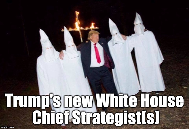 The Man Can't Even Keep The WHITE HOUSE Together. How The Hell Is He Gonna Keep A Country Together? | Trump's new White House Chief Strategist(s) | image tagged in memes,donald trump,fail | made w/ Imgflip meme maker