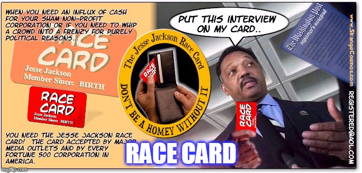 RACE CARD | image tagged in race card | made w/ Imgflip meme maker