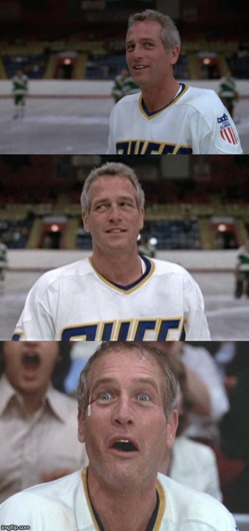 High Quality Slap Shots Blank Meme Template