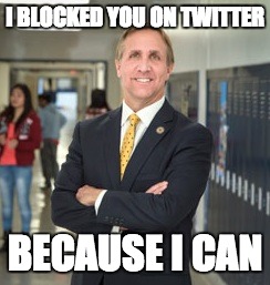 I BLOCKED YOU ON TWITTER; BECAUSE I CAN | made w/ Imgflip meme maker