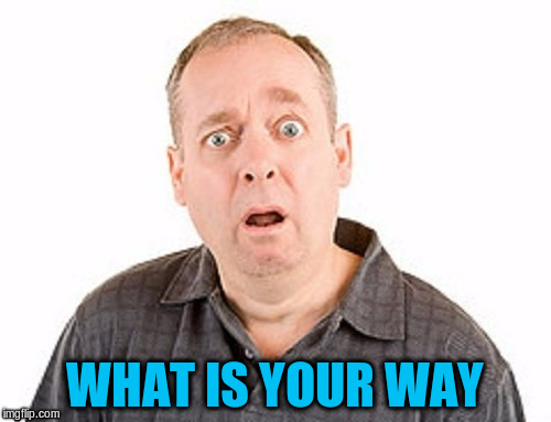 WHAT IS YOUR WAY | made w/ Imgflip meme maker