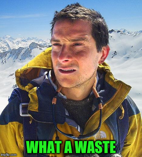 WHAT A WASTE | made w/ Imgflip meme maker