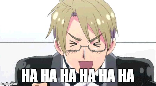 America laugh | HA HA HA HA HA HA | image tagged in america,hetalia,laughing,memes | made w/ Imgflip meme maker